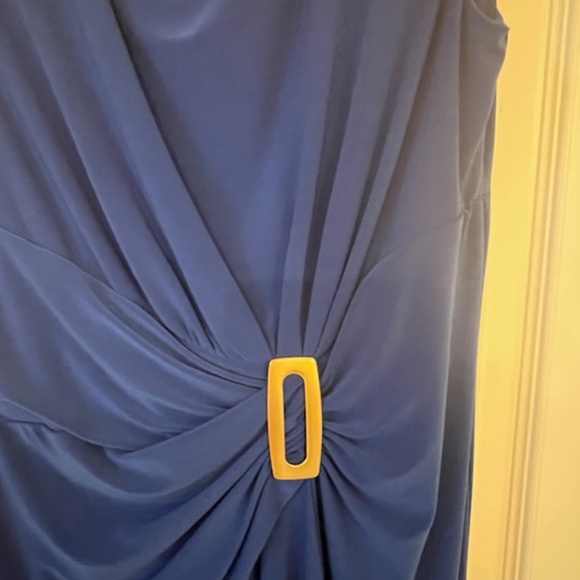 Ann Klein Royal Blue Dress 14 - Picture 4 of 8